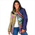 Costa Rica Independence Day Padded Jacket 506 Proud Yiguirro With Orchid - Wonder Print Shop