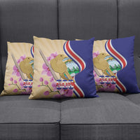 Costa Rica Independence Day Pillow Cover 506 Proud Yiguirro With Orchid - Wonder Print Shop