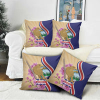 Costa Rica Independence Day Pillow Cover 506 Proud Yiguirro With Orchid - Wonder Print Shop