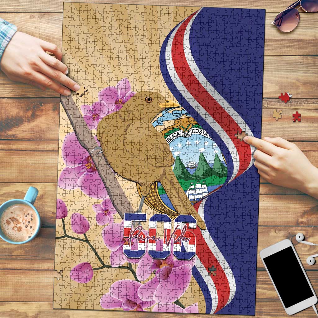Costa Rica Independence Day Puzzle 506 Proud Yiguirro With Orchid - Wonder Print Shop