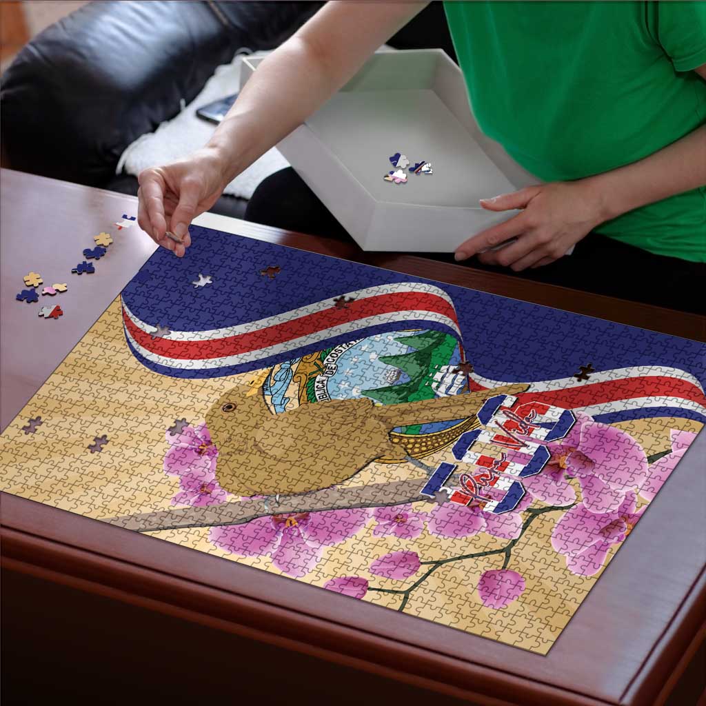Costa Rica Independence Day Puzzle 506 Proud Yiguirro With Orchid - Wonder Print Shop