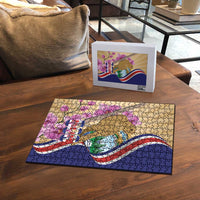 Costa Rica Independence Day Puzzle 506 Proud Yiguirro With Orchid - Wonder Print Shop