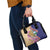 Costa Rica Independence Day Shoulder Handbag 506 Proud Yiguirro With Orchid - Wonder Print Shop