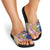 Costa Rica Independence Day Slide Sandals 506 Proud Yiguirro With Orchid - Wonder Print Shop