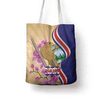 Costa Rica Independence Day Tote Bag 506 Proud Yiguirro With Orchid - Wonder Print Shop