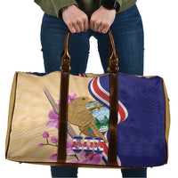 Costa Rica Independence Day Travel Bag 506 Proud Yiguirro With Orchid - Wonder Print Shop