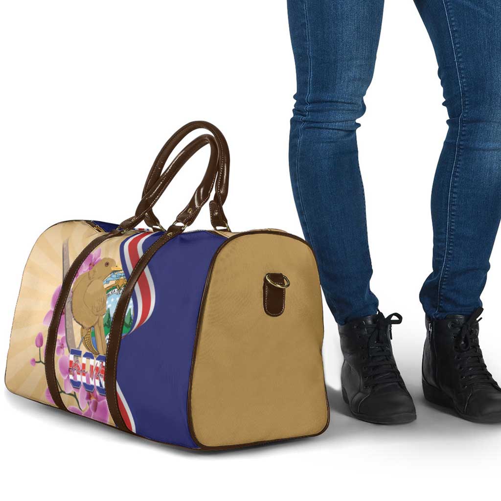 Costa Rica Independence Day Travel Bag 506 Proud Yiguirro With Orchid - Wonder Print Shop