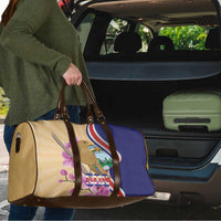 Costa Rica Independence Day Travel Bag 506 Proud Yiguirro With Orchid - Wonder Print Shop