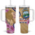 Costa Rica Independence Day Tumbler With Handle 506 Proud Yiguirro With Orchid - Wonder Print Shop