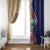 Costa Rica Independence Day Window Curtain 506 Proud Yiguirro With Orchid - Wonder Print Shop