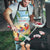 Pura Vida Costa Rica Apron Chilling Scarlet Macaw Tropical Vibes - Wonder Print Shop
