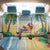 Pura Vida Costa Rica Back Car Seat Cover Chilling Scarlet Macaw Tropical Vibes - Wonder Print Shop