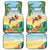 Pura Vida Costa Rica Car Mats Chilling Scarlet Macaw Tropical Vibes - Wonder Print Shop