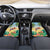 Pura Vida Costa Rica Car Mats Chilling Scarlet Macaw Tropical Vibes - Wonder Print Shop