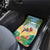 Pura Vida Costa Rica Car Mats Chilling Scarlet Macaw Tropical Vibes - Wonder Print Shop
