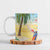 Pura Vida Costa Rica Ceramic Mug Chilling Scarlet Macaw Tropical Vibes - Wonder Print Shop