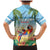 Pura Vida Costa Rica Family Matching Mermaid Dress and Hawaiian Shirt Chilling Scarlet Macaw Tropical Vibes - Wonder Print Shop