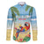 Pura Vida Costa Rica Family Matching Mermaid Dress and Hawaiian Shirt Chilling Scarlet Macaw Tropical Vibes - Wonder Print Shop