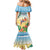 Pura Vida Costa Rica Family Matching Mermaid Dress and Hawaiian Shirt Chilling Scarlet Macaw Tropical Vibes - Wonder Print Shop