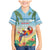 Pura Vida Costa Rica Family Matching Mermaid Dress and Hawaiian Shirt Chilling Scarlet Macaw Tropical Vibes - Wonder Print Shop