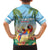 Pura Vida Costa Rica Family Matching Summer Maxi Dress and Hawaiian Shirt Chilling Scarlet Macaw Tropical Vibes - Wonder Print Shop