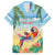 Pura Vida Costa Rica Family Matching Summer Maxi Dress and Hawaiian Shirt Chilling Scarlet Macaw Tropical Vibes - Wonder Print Shop