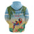 Pura Vida Costa Rica Hoodie Chilling Scarlet Macaw Tropical Vibes - Wonder Print Shop