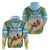 Pura Vida Costa Rica Hoodie Chilling Scarlet Macaw Tropical Vibes - Wonder Print Shop