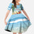Pura Vida Costa Rica Kid Short Sleeve Dress Chilling Scarlet Macaw Tropical Vibes - Wonder Print Shop