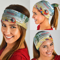 Pura Vida Costa Rica Neck Gaiter Chilling Scarlet Macaw Tropical Vibes - Wonder Print Shop