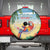 Pura Vida Costa Rica Spare Tire Cover Chilling Scarlet Macaw Tropical Vibes - Wonder Print Shop