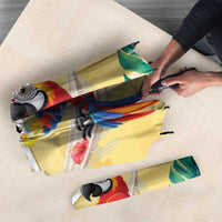 Pura Vida Costa Rica Umbrella Chilling Scarlet Macaw Tropical Vibes - Wonder Print Shop