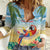 Pura Vida Costa Rica Women Casual Shirt Chilling Scarlet Macaw Tropical Vibes - Wonder Print Shop