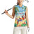 Pura Vida Costa Rica Women Sleeveless Polo Shirt Chilling Scarlet Macaw Tropical Vibes - Wonder Print Shop