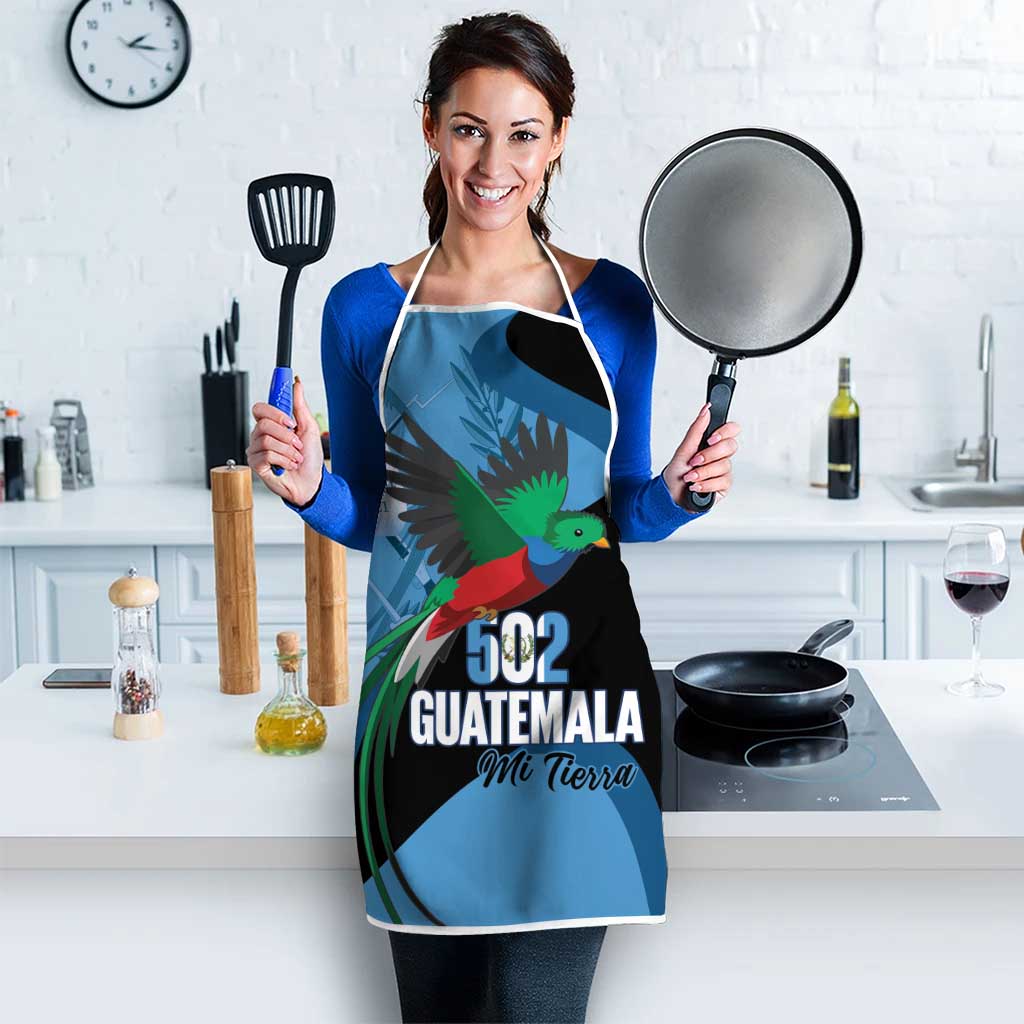Guatemala Independence Day Apron 502 Mi Tierra Resplendent Quetzal - Wonder Print Shop
