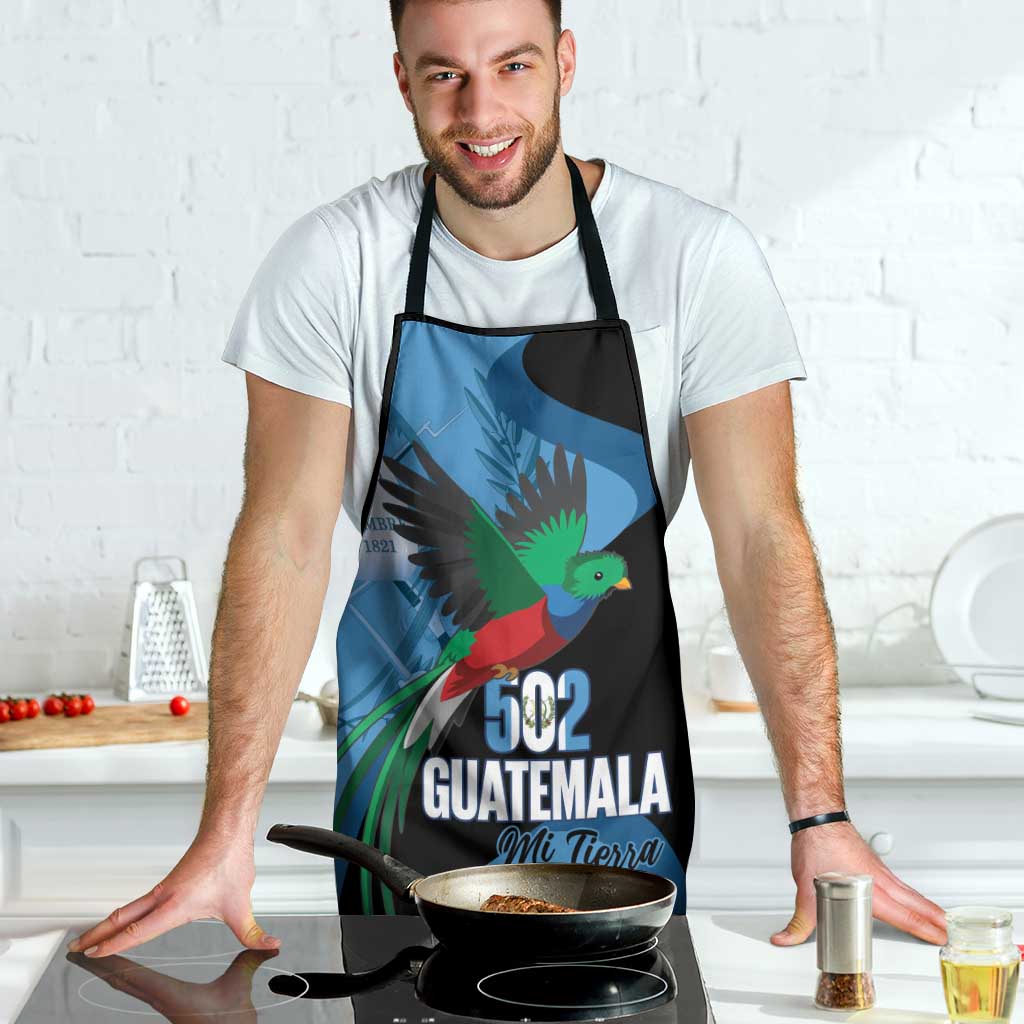 Guatemala Independence Day Apron 502 Mi Tierra Resplendent Quetzal - Wonder Print Shop