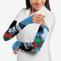 Guatemala Independence Day Arm Sleeves 502 Mi Tierra Resplendent Quetzal - Wonder Print Shop