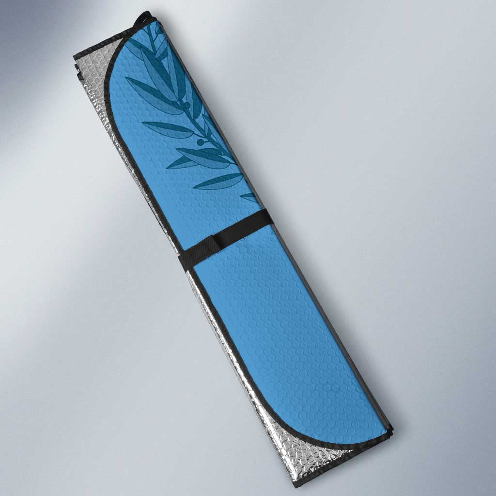 Guatemala Independence Day Auto Sun Shade 502 Mi Tierra Resplendent Quetzal - Wonder Print Shop