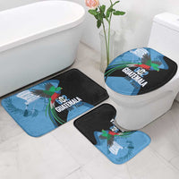 Guatemala Independence Day Bathroom Set 502 Mi Tierra Resplendent Quetzal - Wonder Print Shop