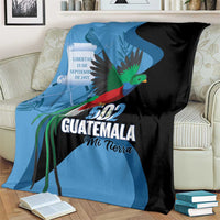 Guatemala Independence Day Blanket 502 Mi Tierra Resplendent Quetzal - Wonder Print Shop