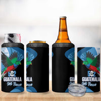 Guatemala Independence Day 4 in 1 Can Cooler Tumbler 502 Mi Tierra Resplendent Quetzal - Wonder Print Shop