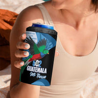 Guatemala Independence Day 4 in 1 Can Cooler Tumbler 502 Mi Tierra Resplendent Quetzal - Wonder Print Shop
