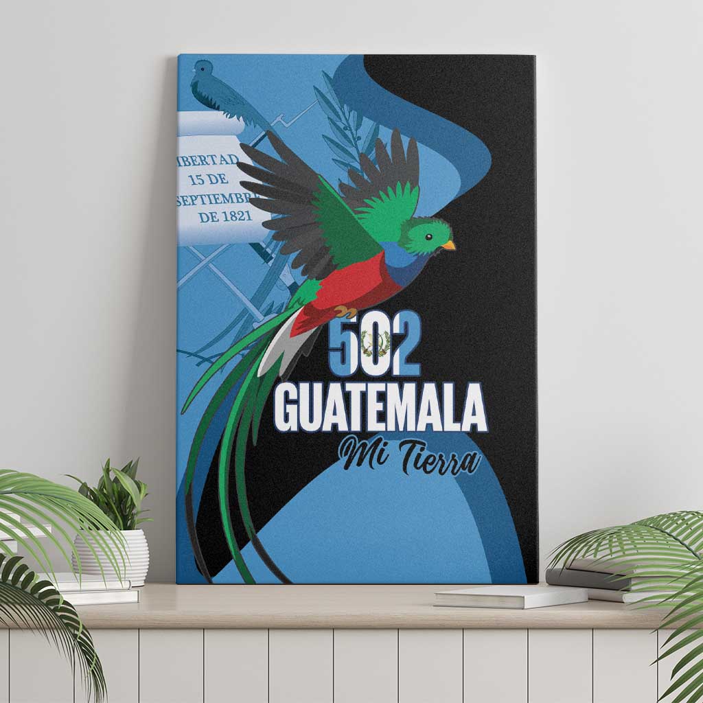 Guatemala Independence Day Canvas Wall Art 502 Mi Tierra Resplendent Quetzal - Wonder Print Shop