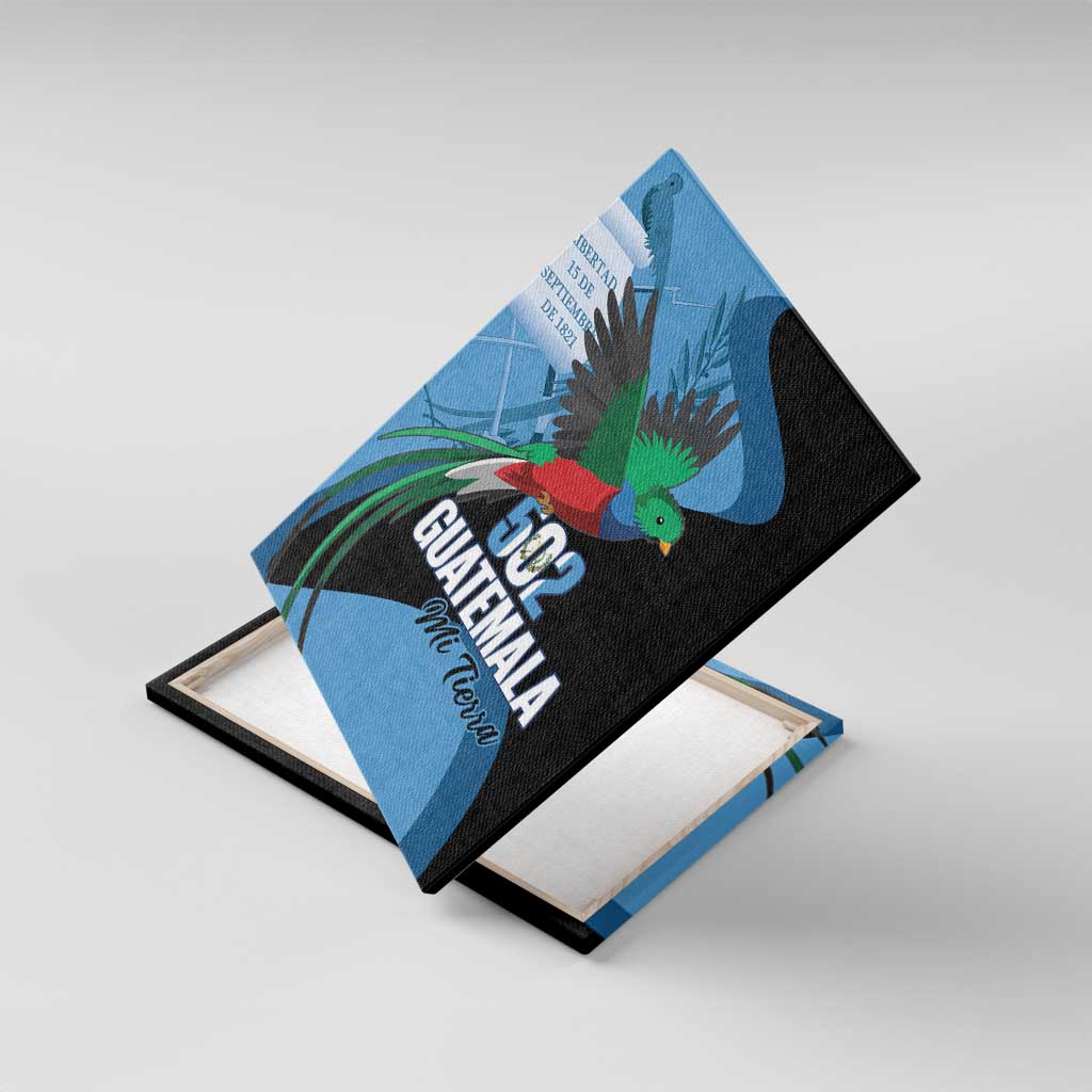 Guatemala Independence Day Canvas Wall Art 502 Mi Tierra Resplendent Quetzal - Wonder Print Shop
