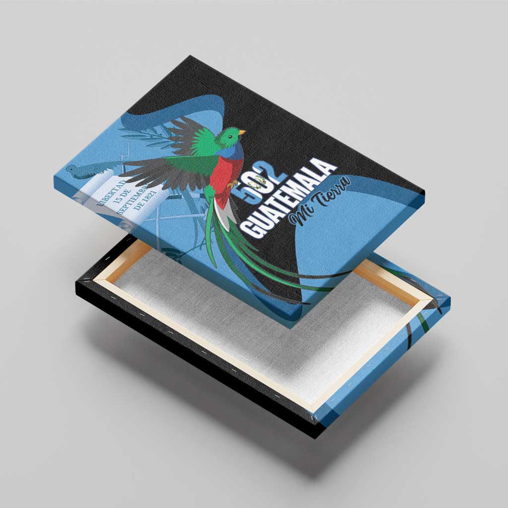 Guatemala Independence Day Canvas Wall Art 502 Mi Tierra Resplendent Quetzal - Wonder Print Shop