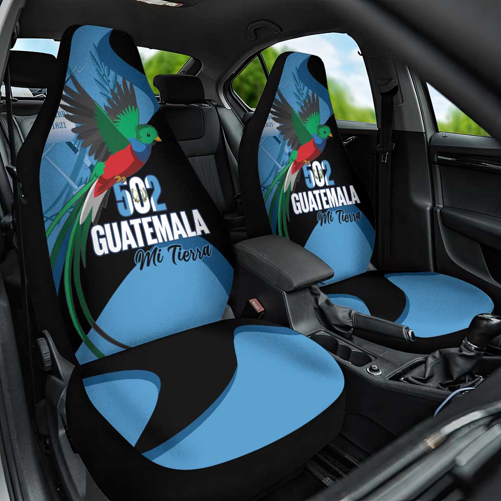 Guatemala Independence Day Car Seat Cover 502 Mi Tierra Resplendent Quetzal - Wonder Print Shop