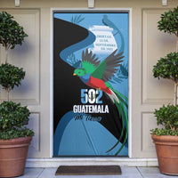 Guatemala Independence Day Door Cover 502 Mi Tierra Resplendent Quetzal - Wonder Print Shop