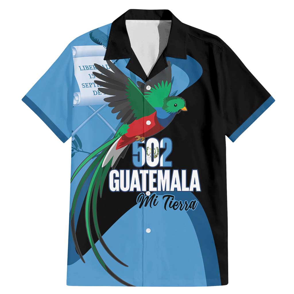 Guatemala Independence Day Family Matching Mermaid Dress and Hawaiian Shirt 502 Mi Tierra Resplendent Quetzal - Wonder Print Shop