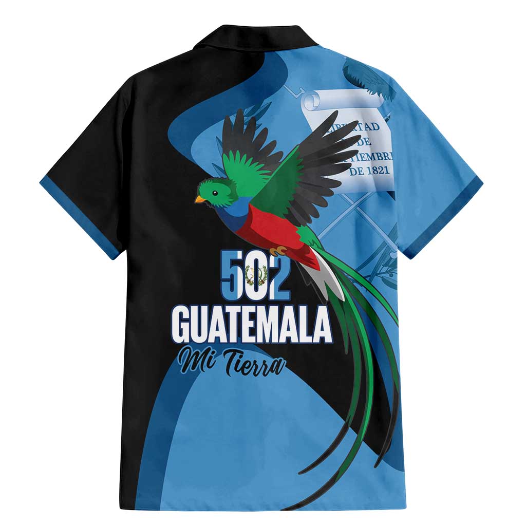 Guatemala Independence Day Family Matching Mermaid Dress and Hawaiian Shirt 502 Mi Tierra Resplendent Quetzal - Wonder Print Shop