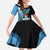 Guatemala Independence Day Family Matching Off The Shoulder Long Sleeve Dress and Hawaiian Shirt 502 Mi Tierra Resplendent Quetzal - Wonder Print Shop